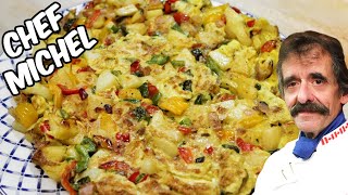 Omelette espagnole  Déjeuner parfait pour les étudiants [upl. by Airekat649]