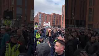 Sheffield United Fans Clash with Sheffield Wednesday Before Derby [upl. by Davidoff]