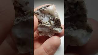 Scheelite Powellite on Quartz Arizona [upl. by Salter]