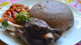 Pâte de haricot  djongoli  Recette togolaise [upl. by Kenlee]