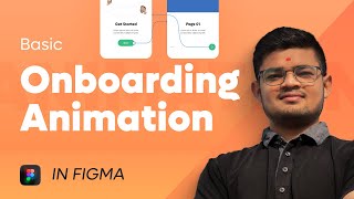 Onboarding animation for App UI Design in Figma  Figma tutorial  Hindi [upl. by Nahsaj]