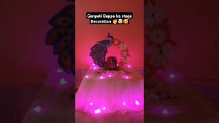 Ganapati Decoration ideas for home 🏠💞🥰 ganpati shorts [upl. by Madlin]