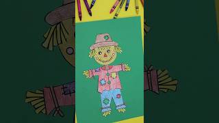 Easy Scarecrow Craft for Kids [upl. by Comptom]