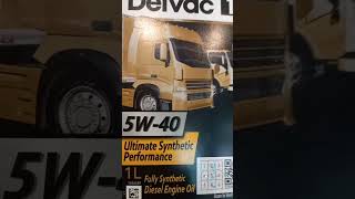 Mobil Delvac 1 5W40 is an extra performance Synthetic diesel engine oil [upl. by Joelle964]