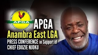 APGA Anambra East LGA Congratulate NEW APGA NATIONAL CHAIRMAN CHIEF EDOZIE NJOKU 13 Aug21 [upl. by Leinad]