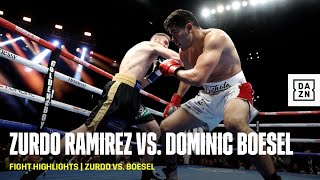 FIGHT HIGHLIGHTS  Zurdo Ramirez vs Dominic Boesel [upl. by Kaila]