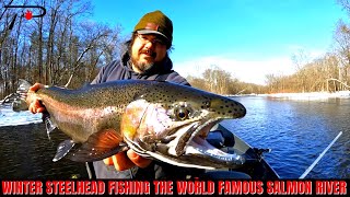 Winter Steelhead Fishing on the World Famous Salmon River [upl. by Eisdnyl]