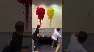 Our MOST INTENSE Balloon Popping Race [upl. by Eittod]