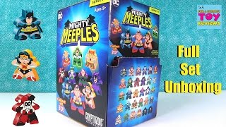 DC Mighty Meeples Series 1 Blind Bag Full Case Unboxing  PSToyReviews [upl. by Boehike]