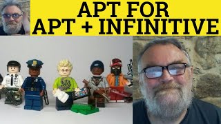 🔵 Apt For Vs Apt  Infinitive  Apt Meaning  Apt Examples The Difference  British Pronunciation [upl. by Reddin502]