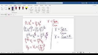 ADIABATIC PROCESS  Calculate the FINAL VOLUME FINAL TEMPERATURE amp WORKDONE  PHYSICAL CHEM [upl. by Sirroned]