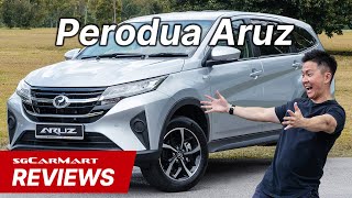 2021 Perodua Aruz 15 X  sgCarMart Reviews [upl. by Sessilu]