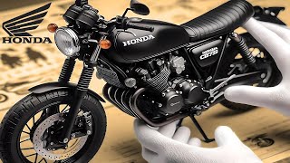 FULL BUILD  BIG 16 Model Scale HONDA CB 75OF Tamiya Rare Model Kit [upl. by Adriel268]