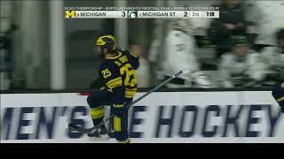 Ice Hockey Highlights vs Michigan State  NCAA Regional Final [upl. by Akiraa889]