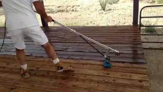 Worlds fastest deck staining  painting tool [upl. by Briano]