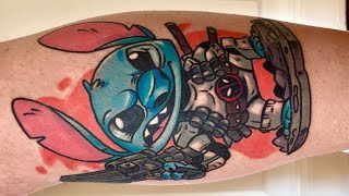 Neo Traditional Stitch Tattoo Time Lapse [upl. by Lonergan819]