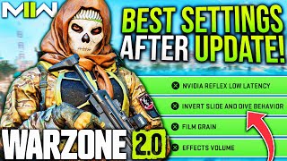 WARZONE New BEST SETTINGS You NEED To Be Using Best Graphics Controller amp Audio Settings [upl. by Jennifer]