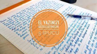 Güzel Yazı Yazma Teknikleri  El Yazınızı Düzelten 5 İpucu [upl. by Diann]