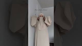 khimar Tutorial 🧕🏻 modestfashion khimar abaya hijab shorts ytshorts shortsfeed [upl. by Sirtimid]