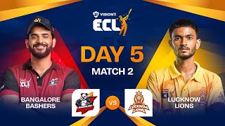 ECL  Match 11  Bangalore Bashers vs Lucknow Lions  Abhishek Malhan vs Anurag Dwivedi [upl. by Odlonyer]