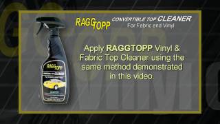 How to Clean amp Protect your Fabric or Vinyl Convertible Top with OEM Approved RAGGTOPP [upl. by Brass]