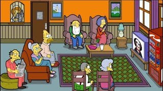 Grandpa Simpson Saw Game Full Walkthrough [upl. by Cresida424]