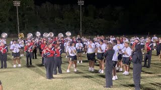 Carver Montgomery amp Stanhope Elmore Marching Bands  2023 Playing Together Before Halftime Show [upl. by Doty791]