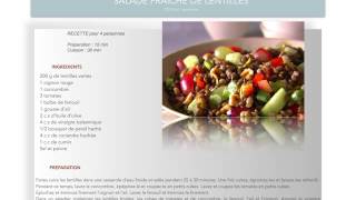 Salade froide de lentilles [upl. by Gere731]