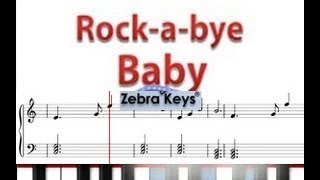 Rockabye Baby with Singalong Lyrics [upl. by Egag]