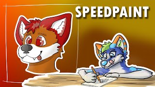 Speedpainting  Rix  Furry [upl. by Eiggep]