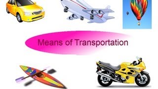 Means of transportation flash cards for preschool children  Video for kids [upl. by Yardley]