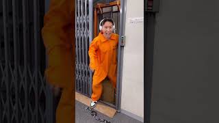 The prisoners finally manage to escape  😳 shorts foryou comedy funny paxy fyp お笑い イタズラ [upl. by Anerahs805]