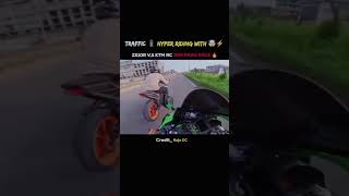 Traffic 🚦 Hyper Riding Zx10r 🔥shortvideohyperridezx10rhyperridingviralhyperbikerider [upl. by Warfourd755]