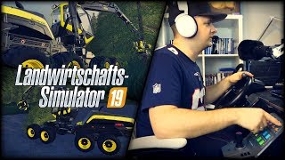 LS19 Forstwirtschaft mit dem Logitech Saitek Farming Lenkrad [upl. by Atinrahc]