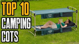 Top 10 Best Portable Camping Cot amp Bed 2020 [upl. by Tu]