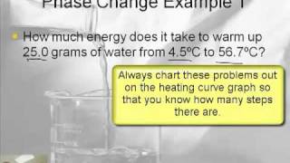 Intro to Chemistry 68 Phase ChangeMathematical 12 [upl. by Edora]