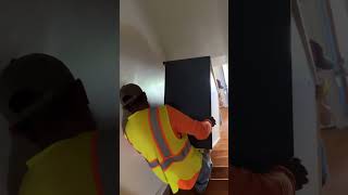 How to move a dresser down the steps the correct way for a moving job  clickhere [upl. by Arabela]