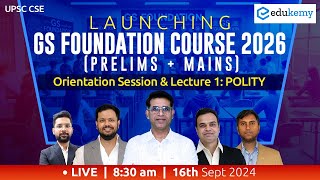 Crack UPSC 2026 Launching GS Foundation Course  Shabbir Sir  Edukemy IAS shabbirsir upsc2026 [upl. by Nitas404]