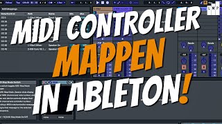 MIDI Controller aansluiten en mappen in Ableton Live [upl. by Ameerahs]