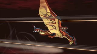 MHST2  Rathalos and Azure Rathalos Kinship Attack SkyHigh Dive [upl. by Siroval279]