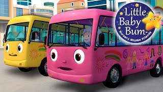 Wheels On The Bus  Nursery Rhymes for Babies by LittleBabyBum  ABCs and 123s [upl. by Dorice]