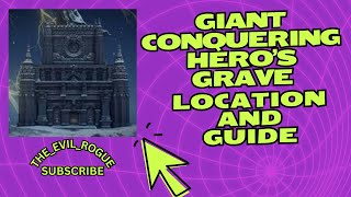 GIANTCONQUERING HEROS GRAVE LOCATION amp BOSS FIGHT ELDEN RING [upl. by Burbank]