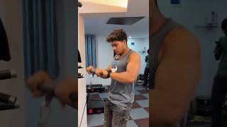 chaq the bicep size💪👀………… shortvideo gymmotivation [upl. by Rosner]