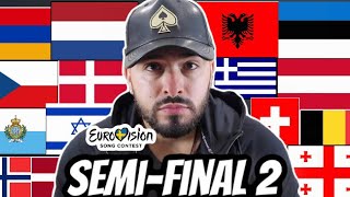 Eurovision 2024 SEMIFINAL 2 Prediction Tier List [upl. by Nhguahs]