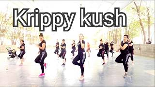 KRIPPY KUSH versión cumbia mireya fraimart zumba [upl. by Kiryt918]