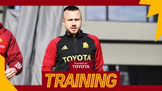 🤝 BENVENUTO ANGELINO 🇪🇸  IL SUO PRIMO ALLENAMENTO IN GIALLOROSSO [upl. by As]