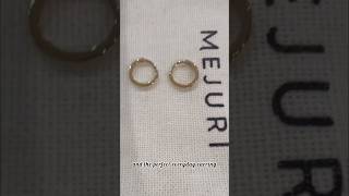 ✨ 2024 NEW RELEASES from Mejuri ✨ Shorts MejuriTryOnHaul MejuriEarrings MejuriReview [upl. by Raychel]