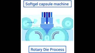 Rotary Die Process Softgel capsule machine capsules youtubeshorts [upl. by Bobbe847]