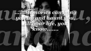 Memories by Whitney Houston With Lyrics [upl. by Ardnahsal]