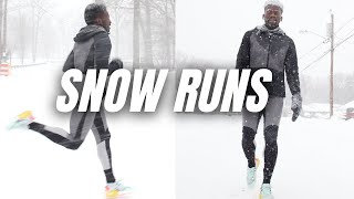 winter running tips  best snow running shoes [upl. by Saville]